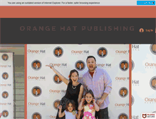 Tablet Screenshot of orangehatpublishing.com